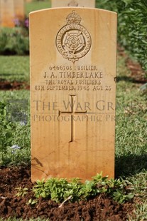 BEIRUT WAR CEMETERY - TIMBERLAKE, JOHN ALFRED